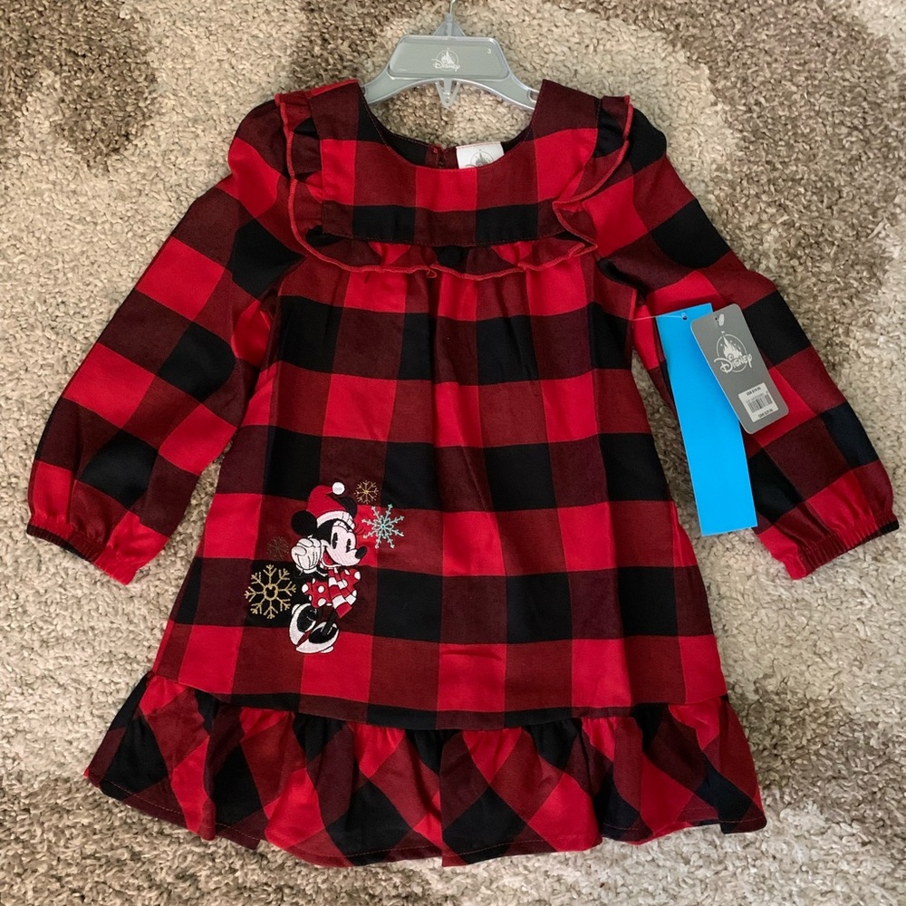 Disney Christmas Flannel PJs size 3T NEW